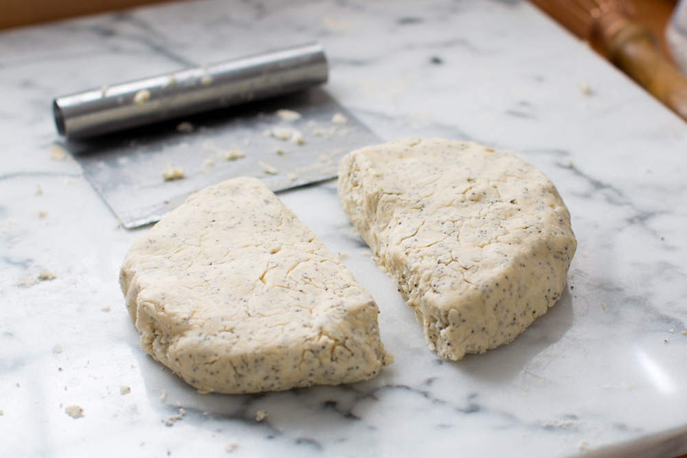 gather and divide the cookie dough