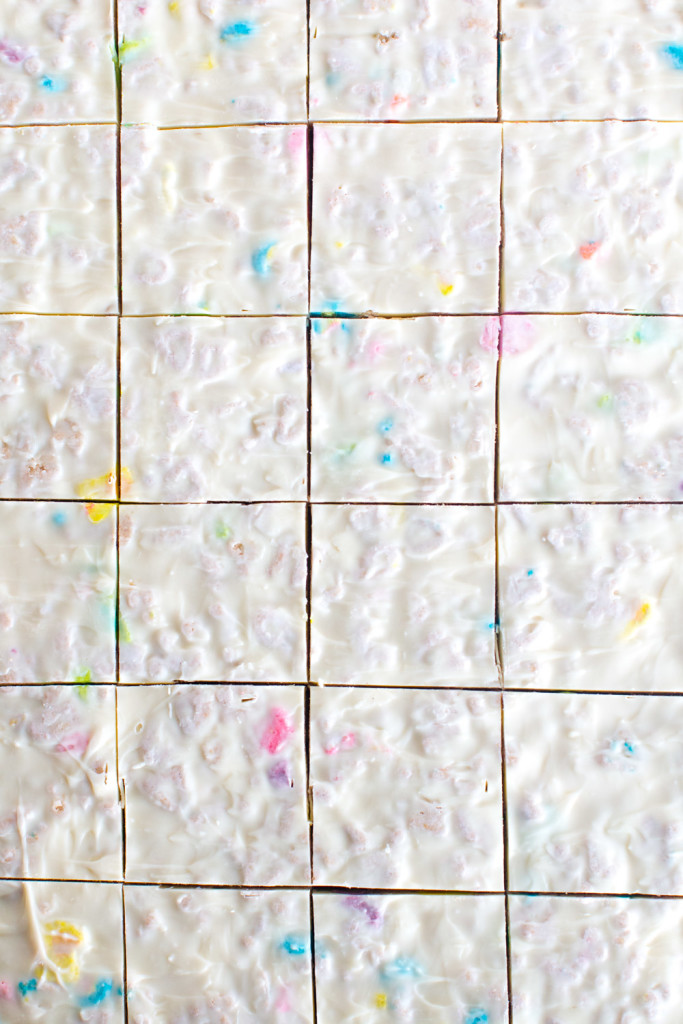 Lucky Charms S'mores squares