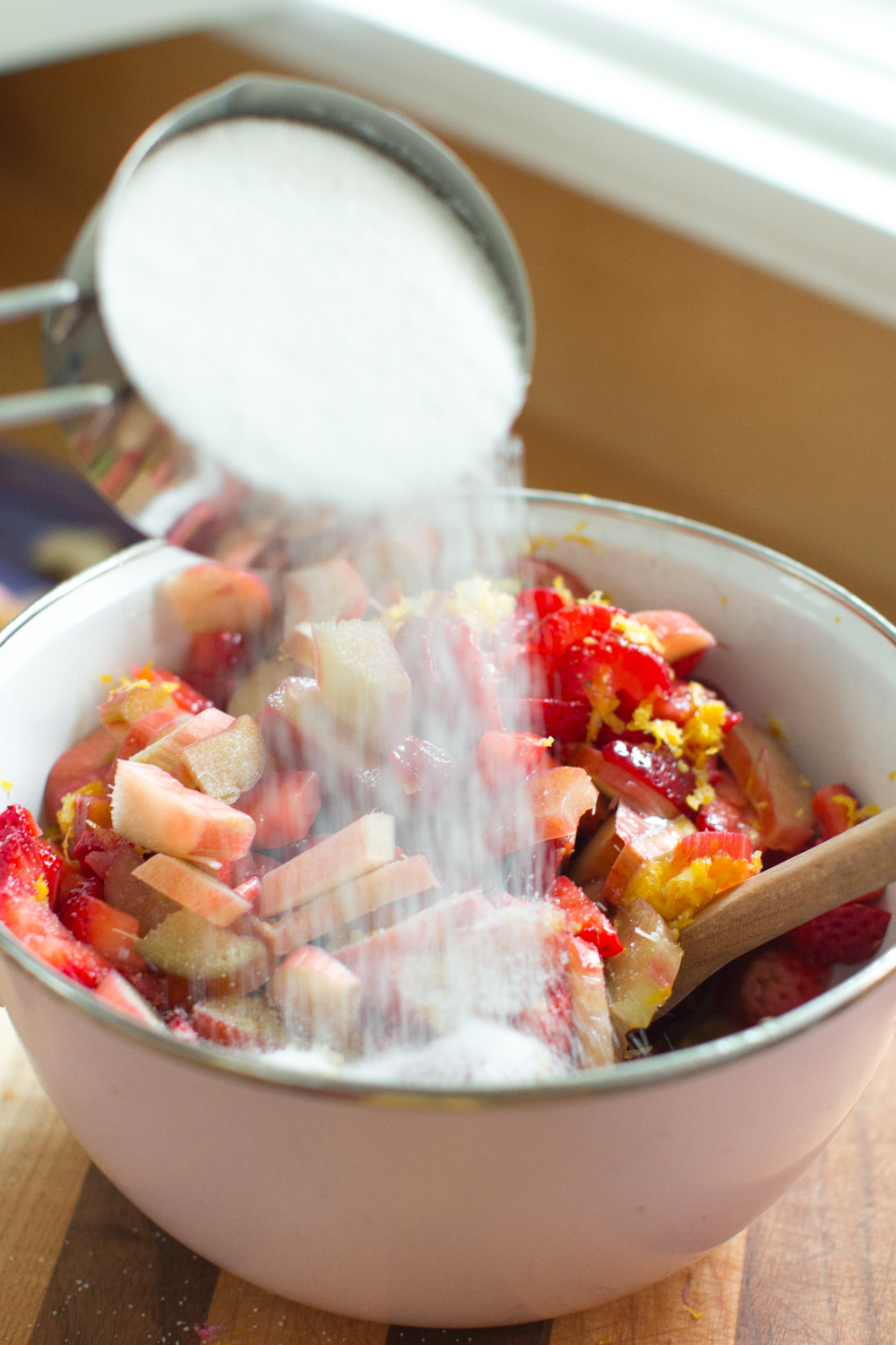 Strawberry Rhubarb pie filling