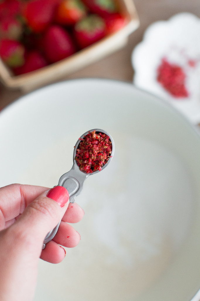 fresh ground pink peppercorns