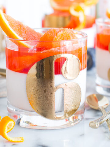Aperol Spritz Panna Cotta