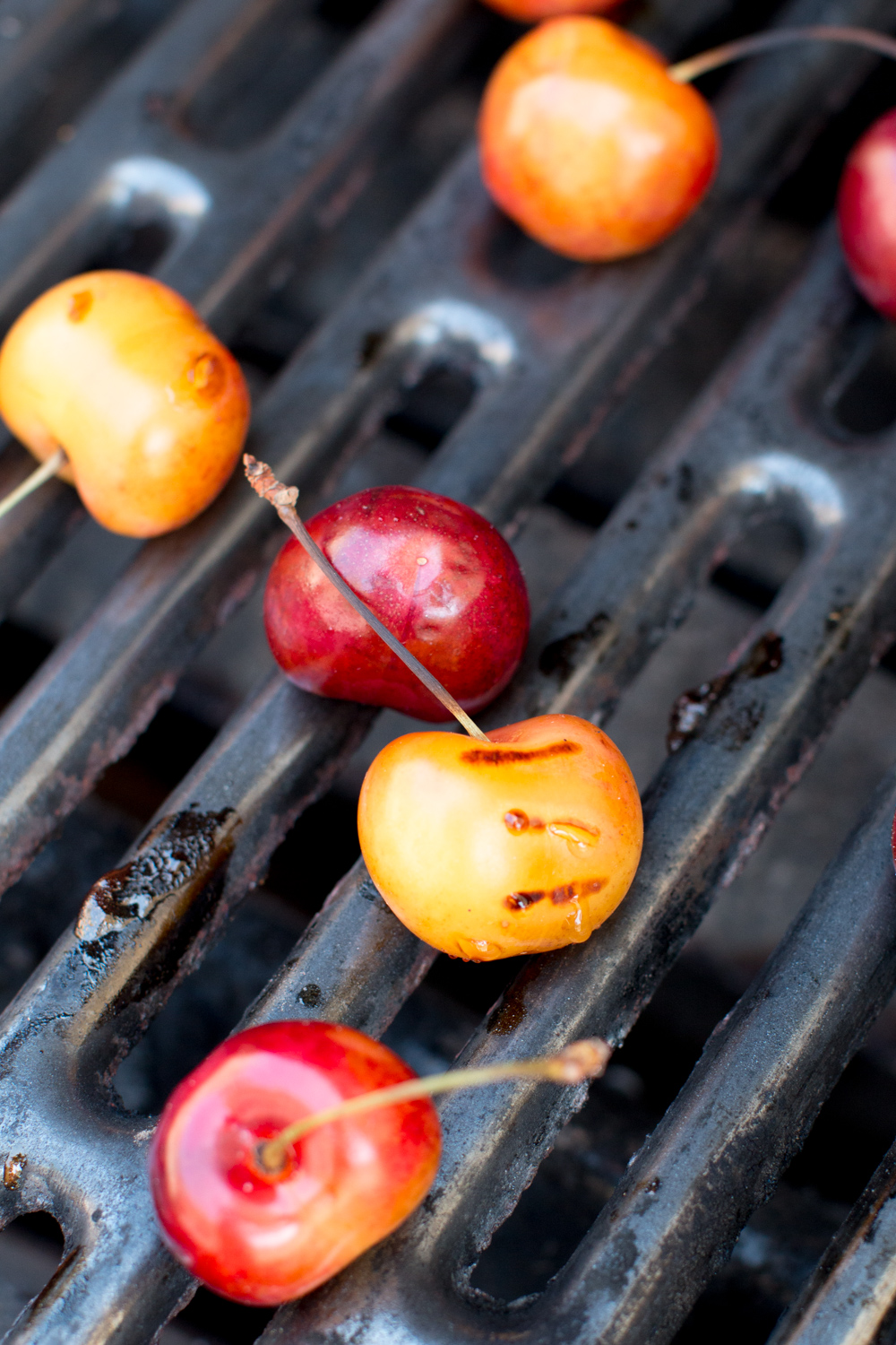 cherries with grill marks