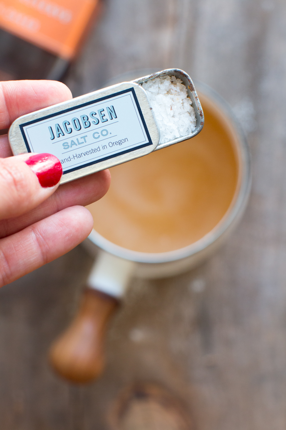 sea salted bourbon glaze