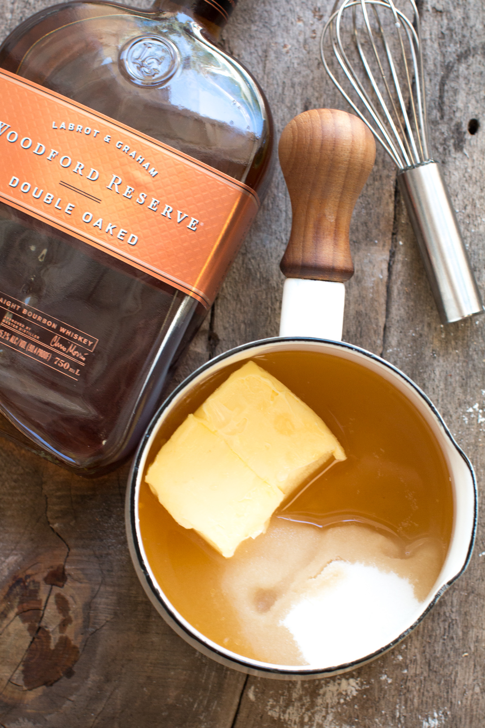 making bourbon glaze