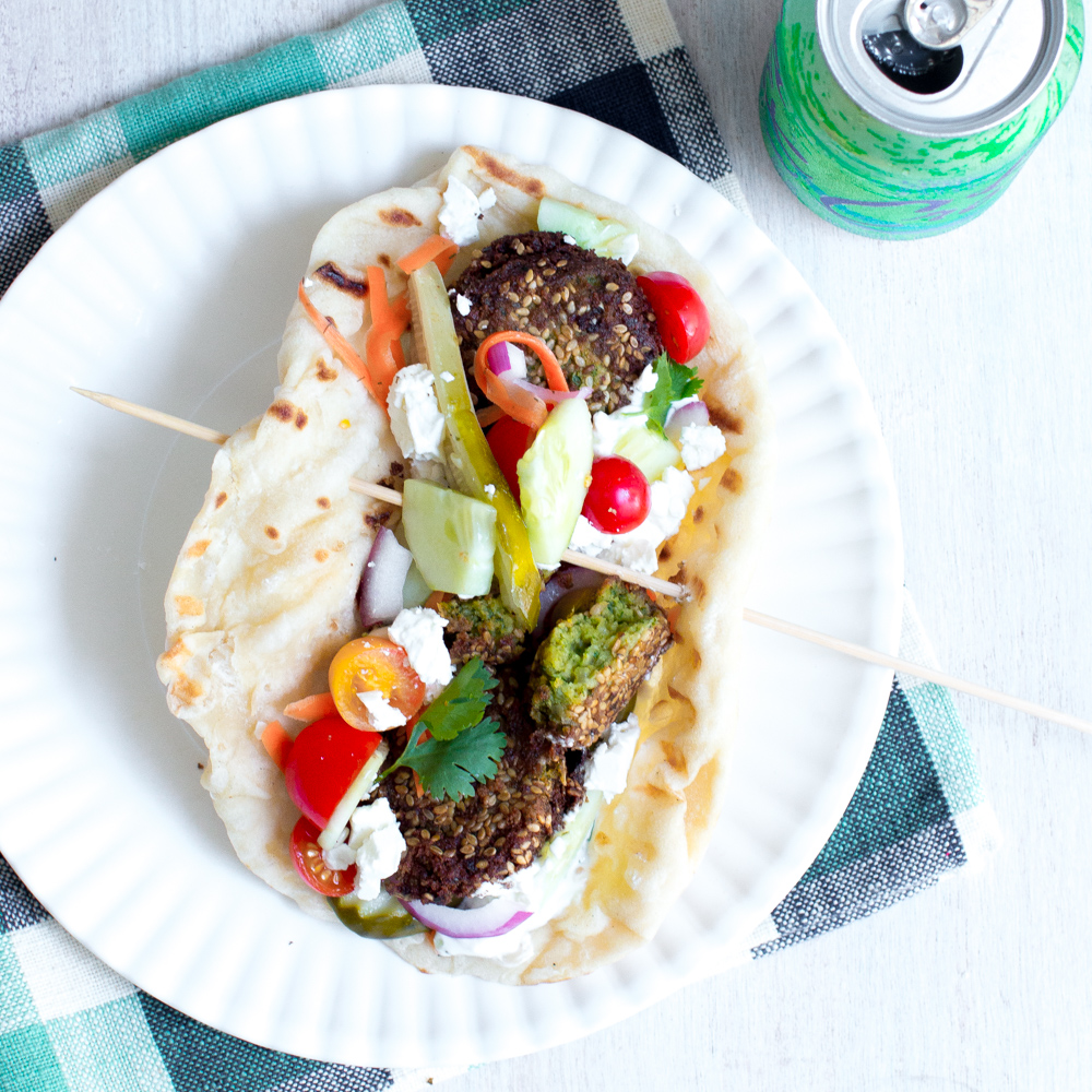 Falafel Pita adapted from The Sugar Hit by Baking The Goods
