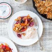 Peach Berry Crisp