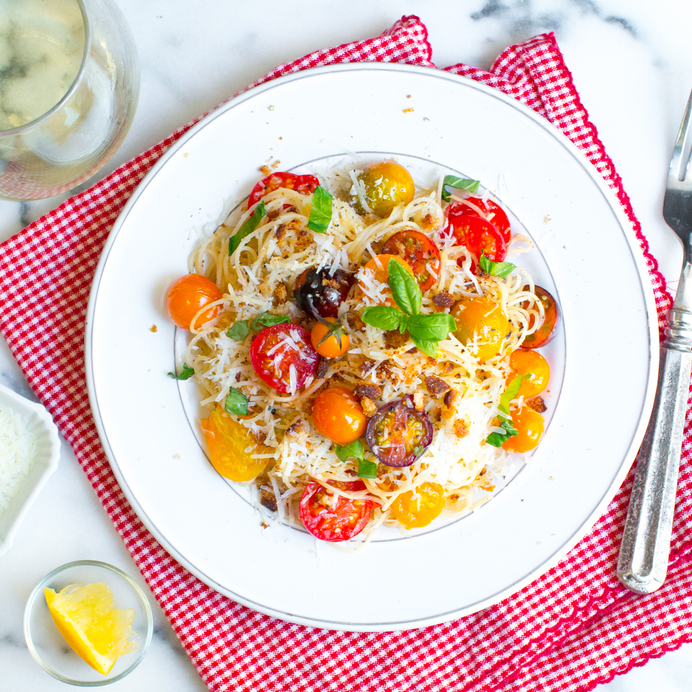 Cacio e Pepe with Cherry Tomatoes