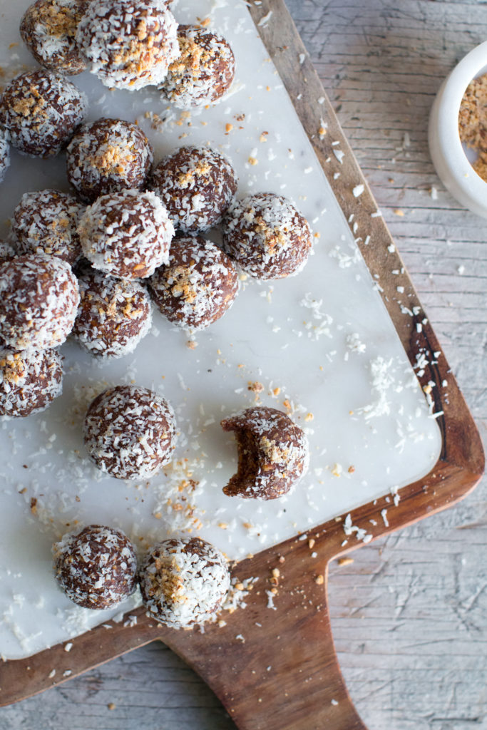 Date Almond Coconut Protein Energy Balls