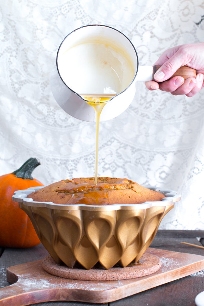 glazing the cake flavor channels