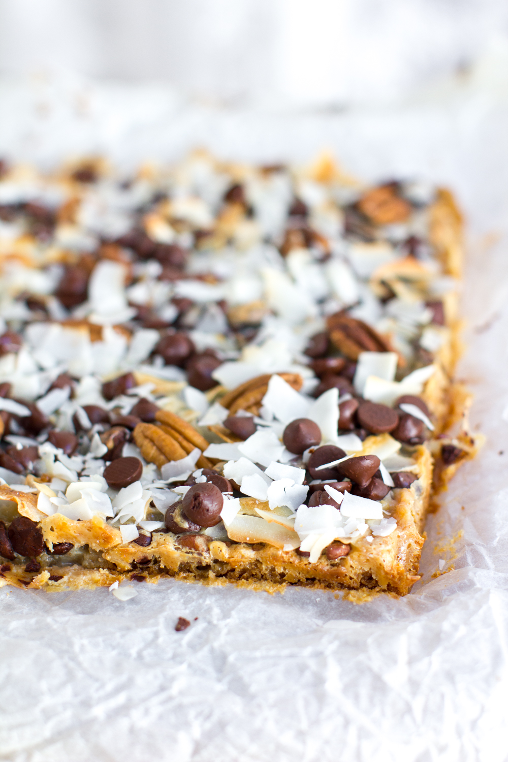 Hello Dolly Cookie Bars baked