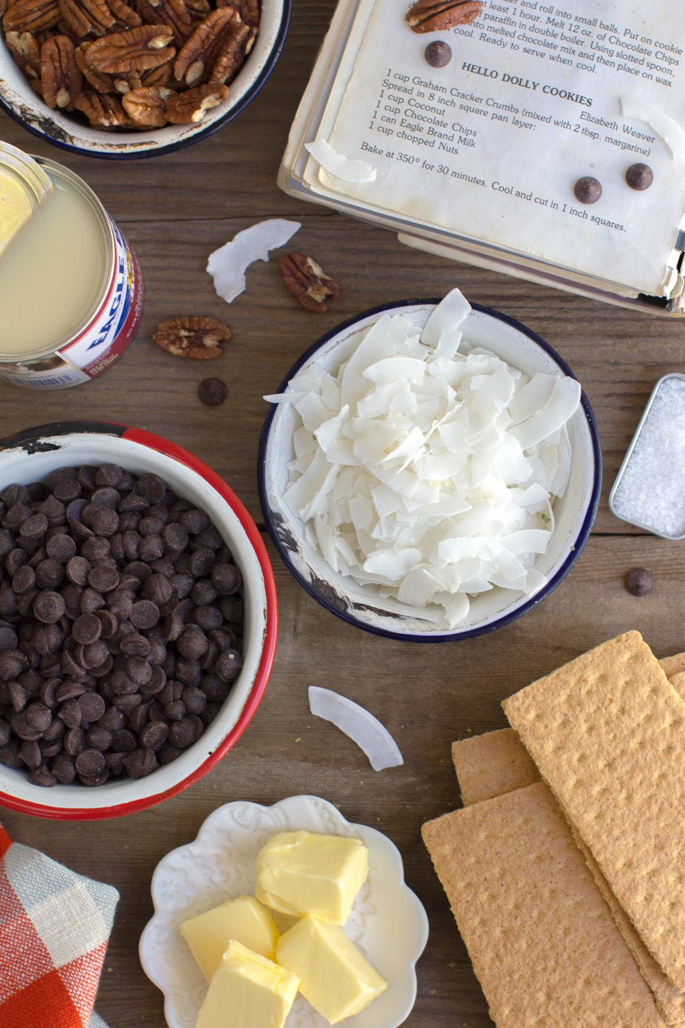 A patchwork of textures and flavors make these Hello Dolly Cookie Bars so special.