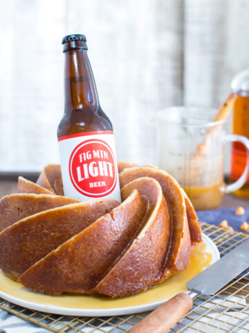 One Bourbon, One Scotch, One Beer Bundt Cake