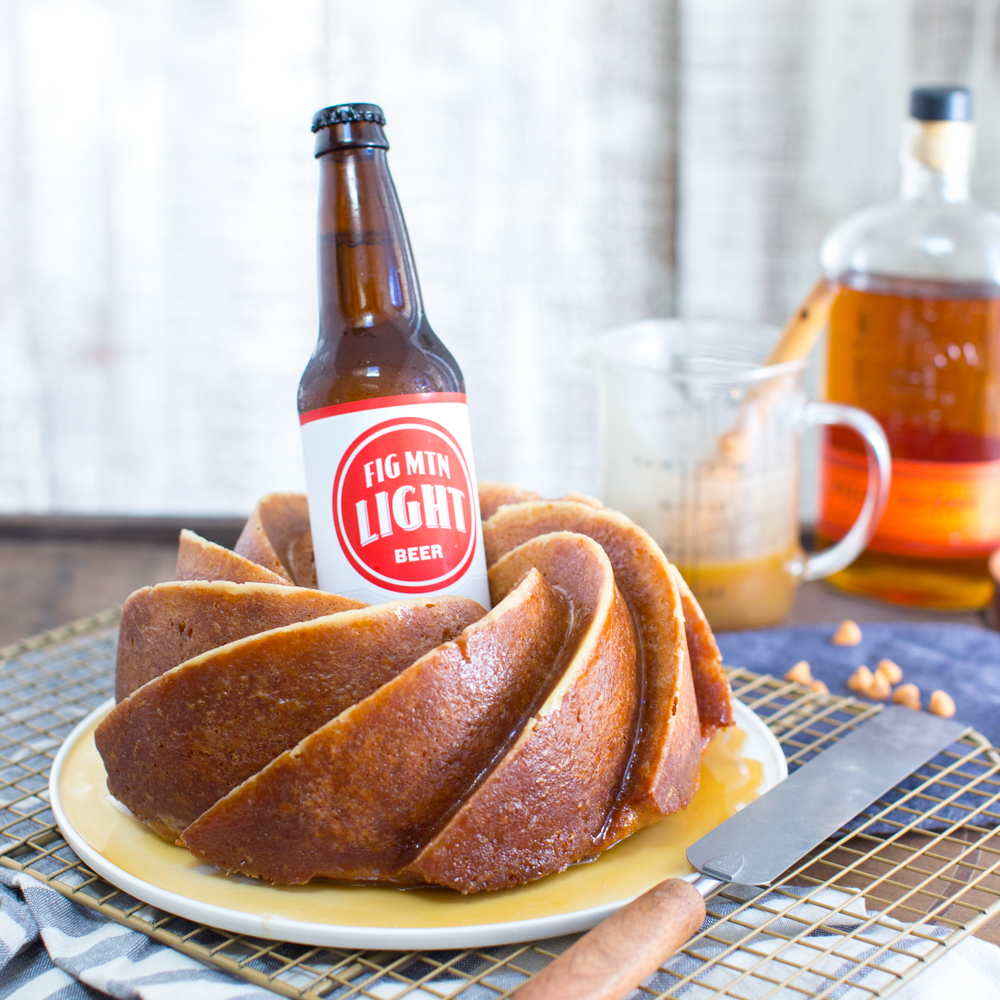 One Bourbon, One Scotch, One Beer Bundt Cake