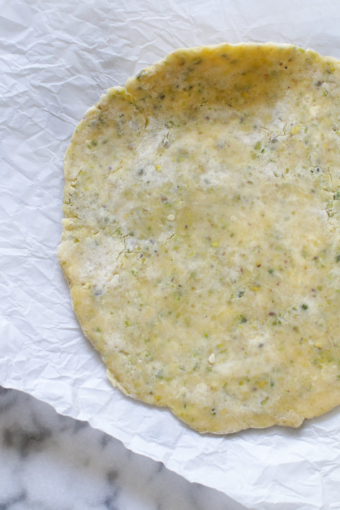 Pistachio pie dough