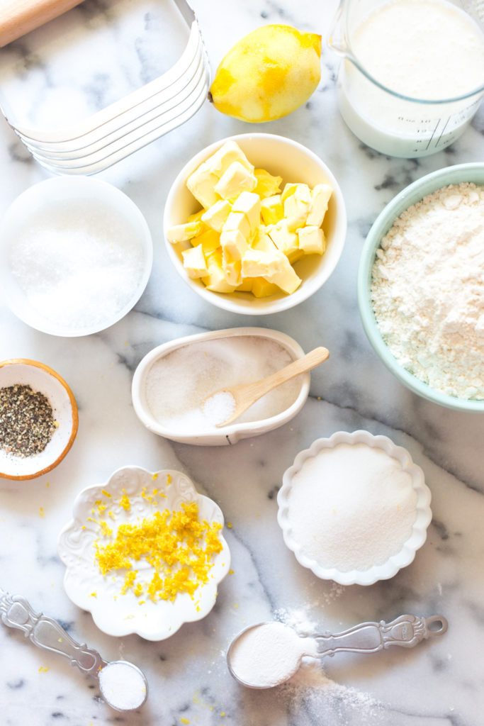 peppercorn spiced shortcake ingredients