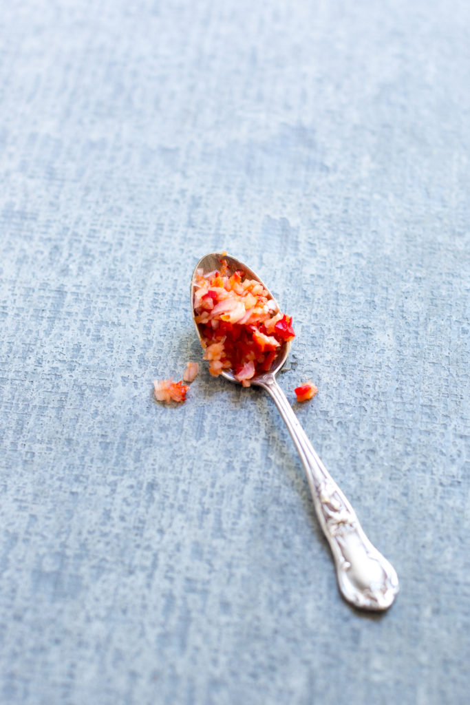 chopped serrano peppers