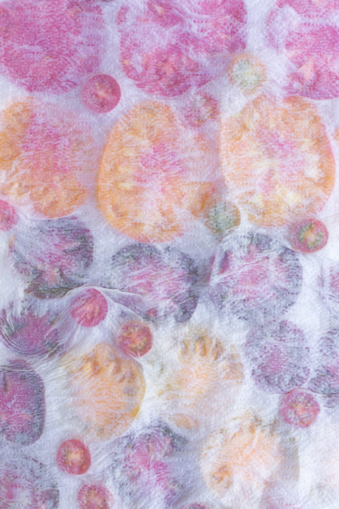 drawing out moisture from tomatoes