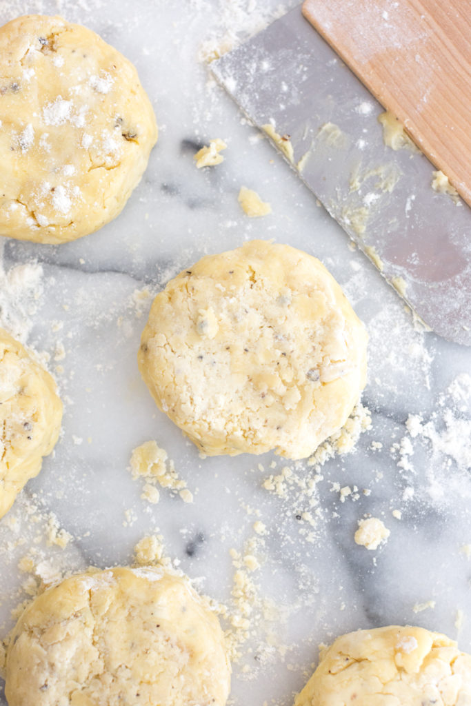 Savory Cheddar Pie Dough disks