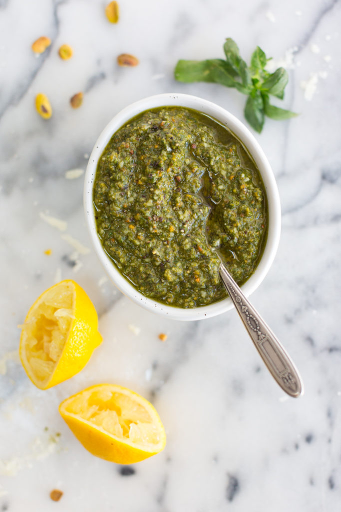 Pistachio Pesto Sauce