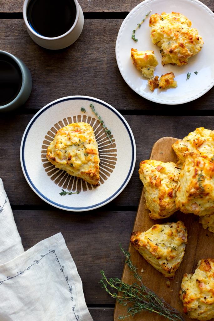herby Apple Cheddar Scones