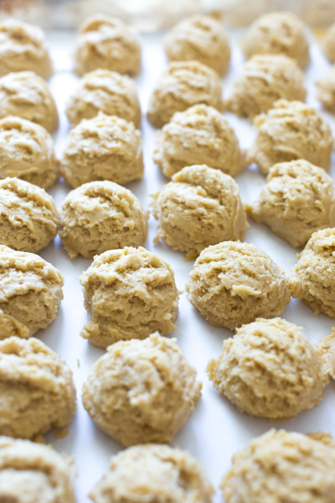 Tahini Cookie dough balls