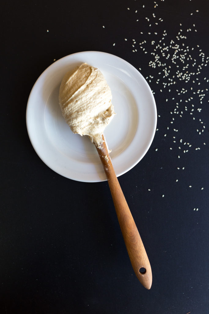 Black & White Tahini Cookie dough