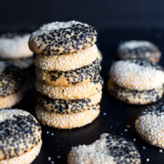 Black & White Tahini Cookies by Baking The Goods
