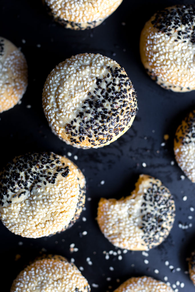 soft and chewy Sesame Tahini Cookies