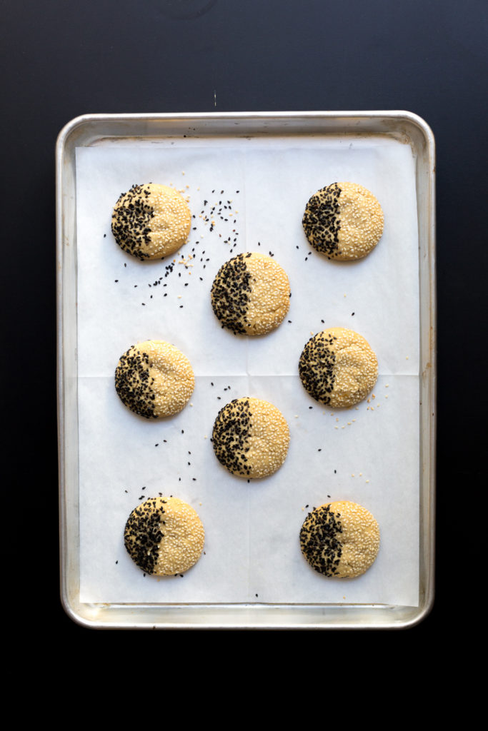 Tahini Cookies baked