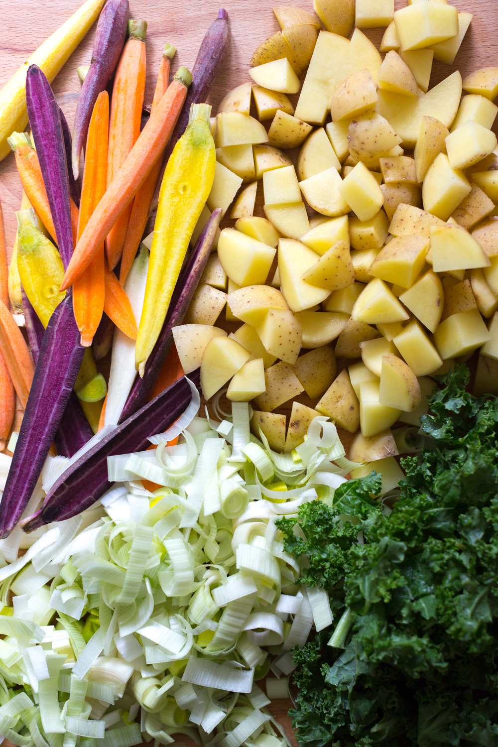 Veggies for roasting.