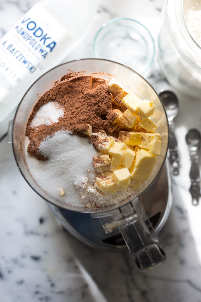 Chocolate pie dough ingredients