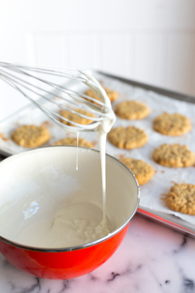 Icing for Five Spice Oatmeal Cookies