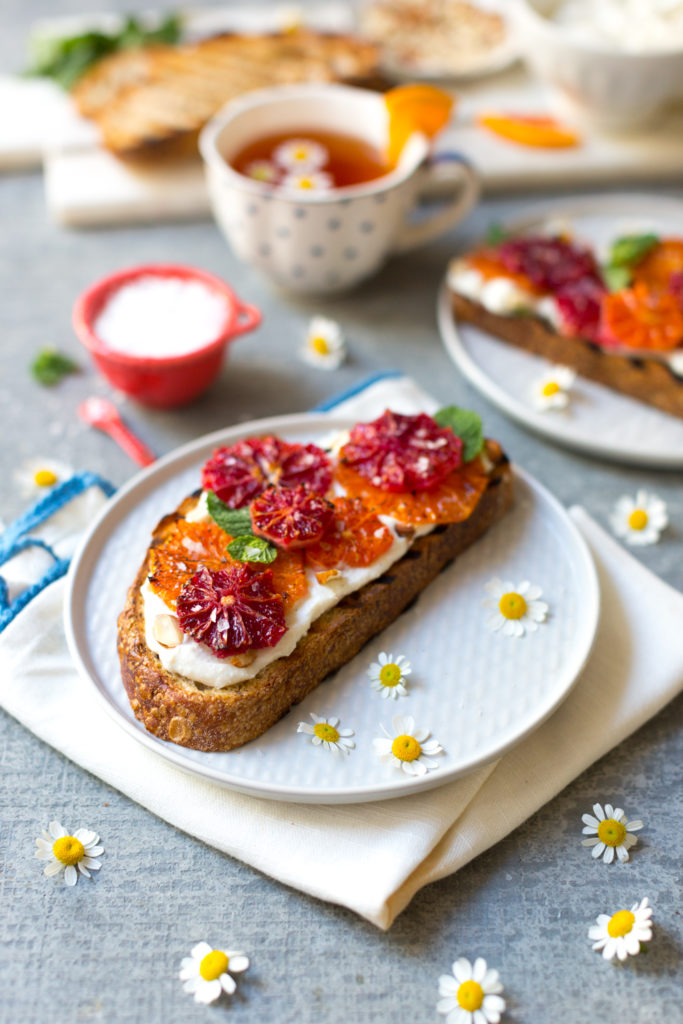 Orange Ricotta Toasts from Baking The Goods