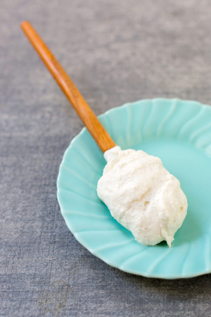 Whipped ricotta with vanilla and honey