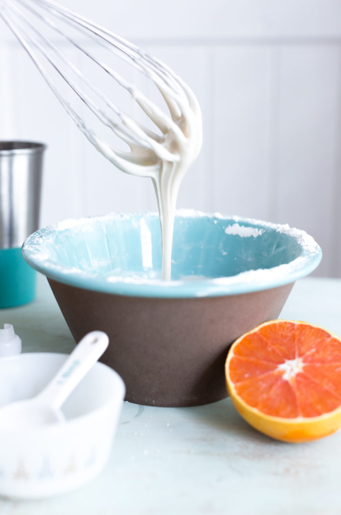 Orange scented Royal Icing