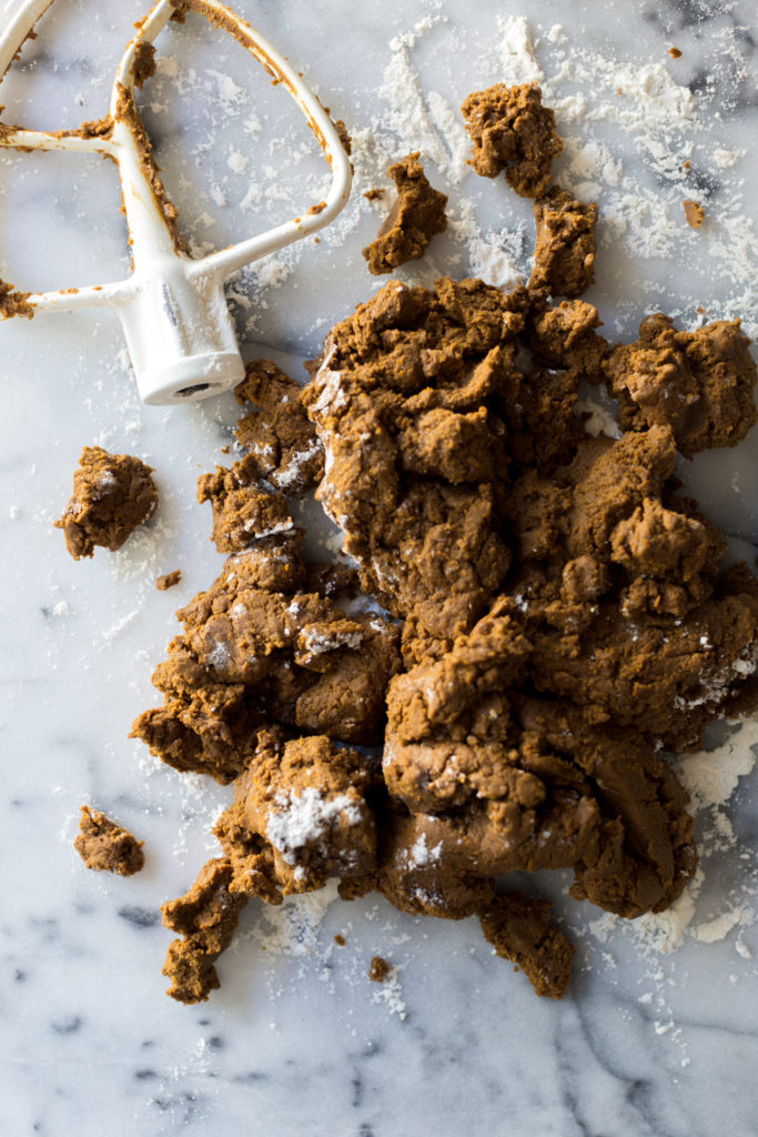 Gingerbread Llama Cookie dough