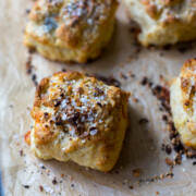 Goat Cheese Everything Biscuits by Baking The Goods