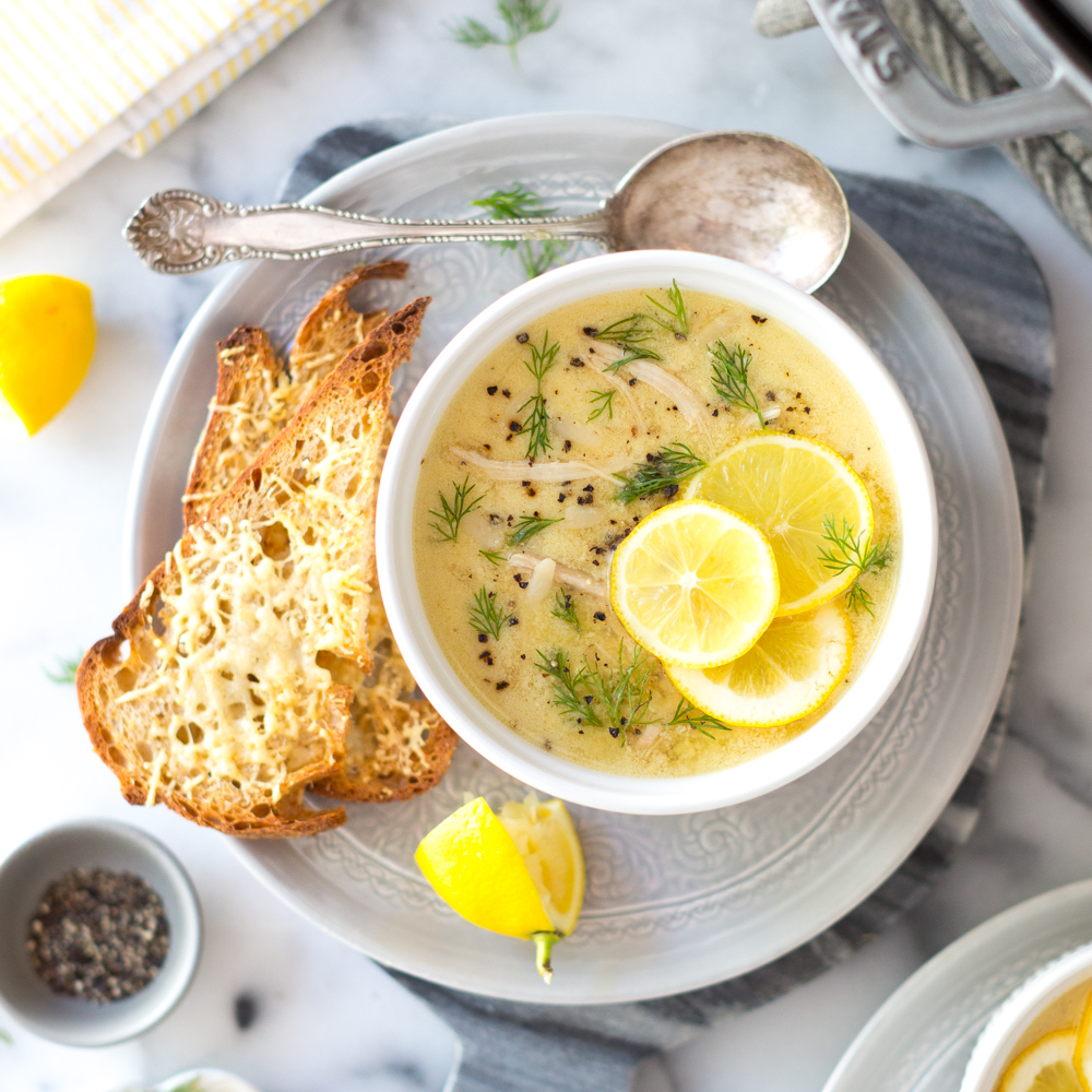 Avgolemono Soup by Baking The Goods