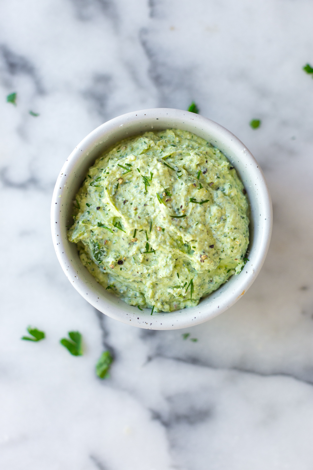 Herby Feta Galette filling sauce