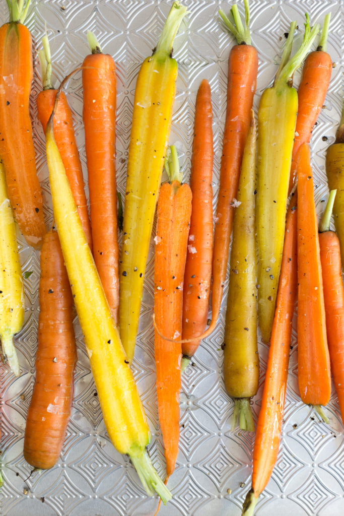 rroasting carrots for galette
