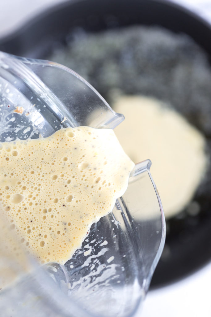 Lemon Poppy Seed German Pancake batter