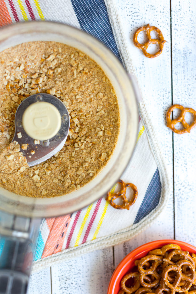 Pretzel Crust - crushed pretzels