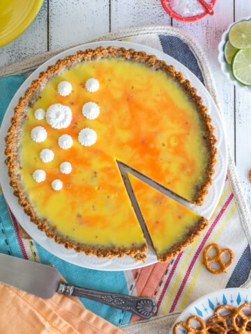 Grapefruit Margarita Tart with Pretzel Crust by Baking The Goods