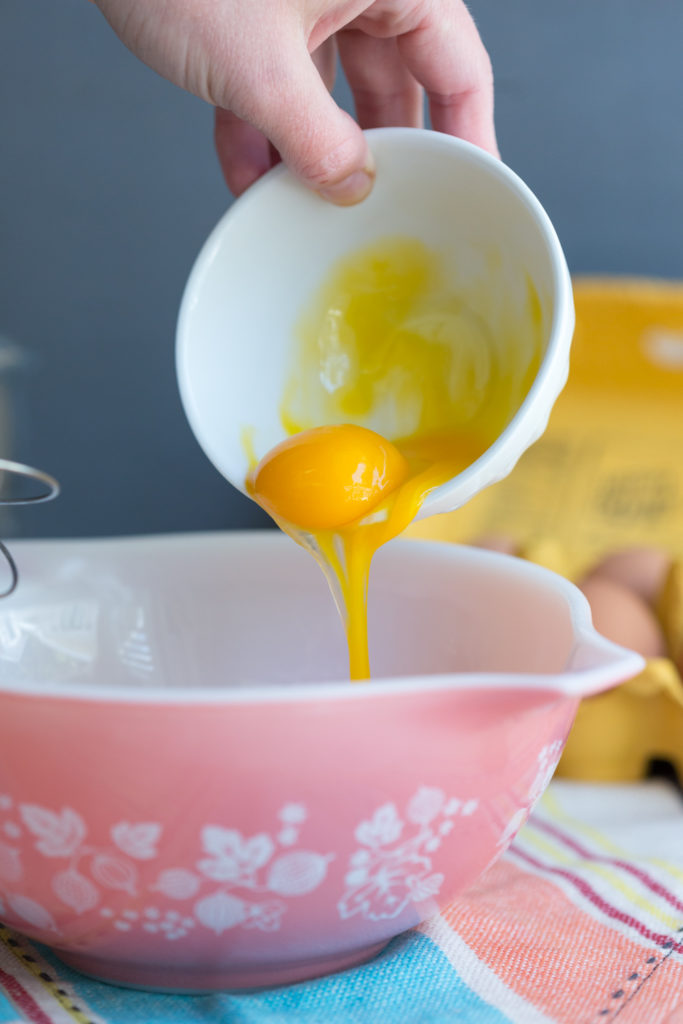 egg yolks in tart filling