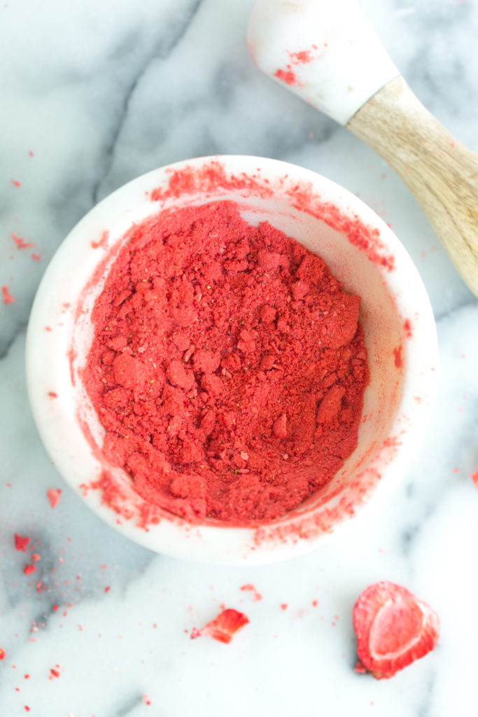crushed freeze dried strawberries