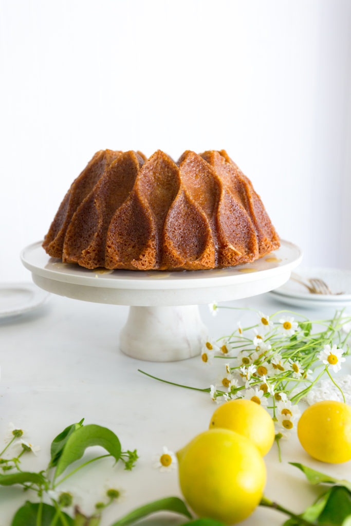 Crown Bundt Pan Lemon Chamomile Honey Cake