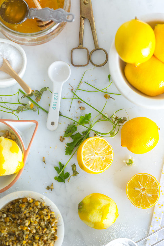 Lemon Bundt Cake ingredients