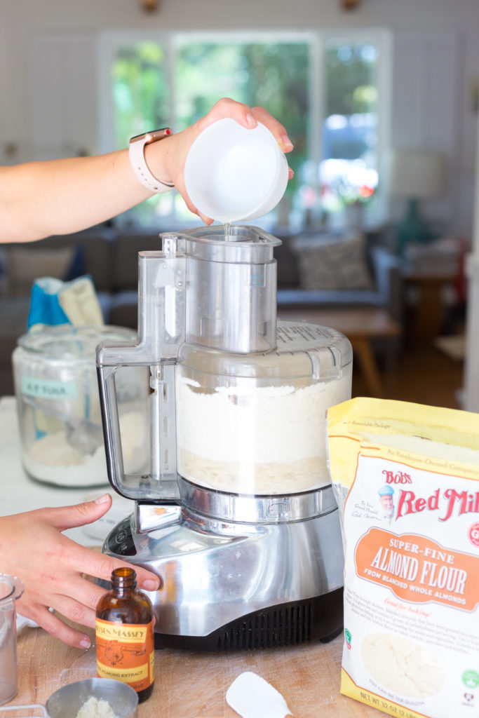 Making easy homemade almond paste
