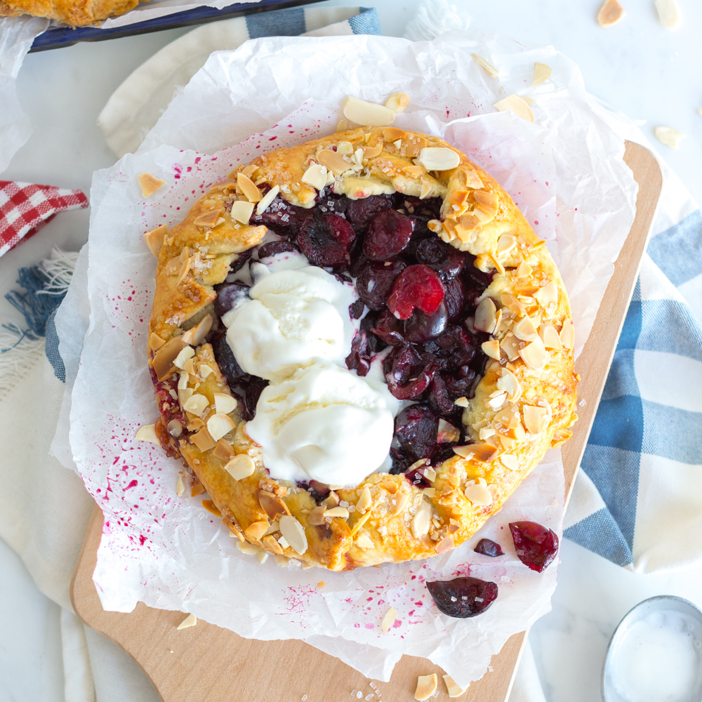 Cherry Almond Galettes by Baking The Goods
