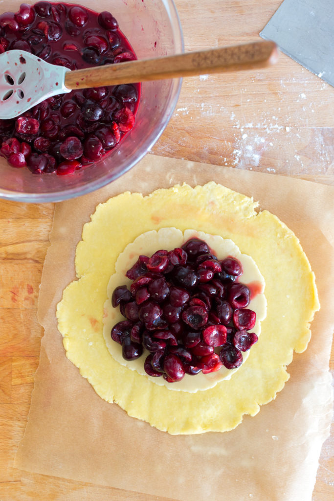 Filling Cherry Almond Galettes